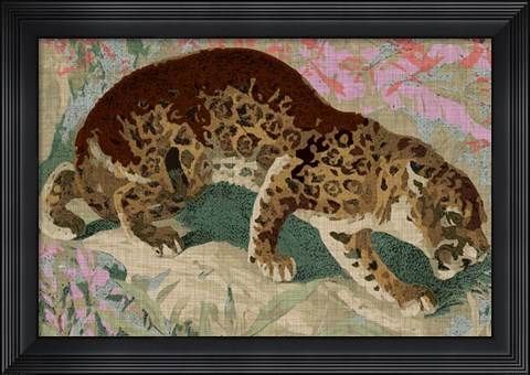 Framed Concrete Jungle Cat I Print
