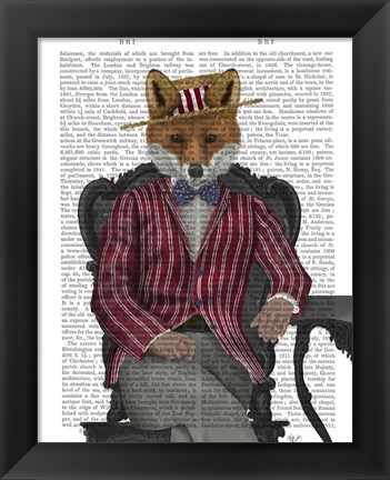 Framed Fox 1920s Gentleman Print