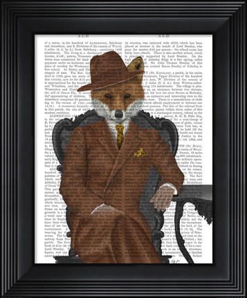 Framed Fox 1930s Gentleman Print
