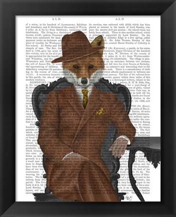 Framed Fox 1930s Gentleman Print