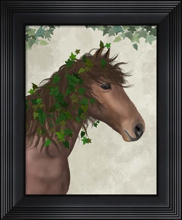 Framed Horse Chestnut with Ivy Print