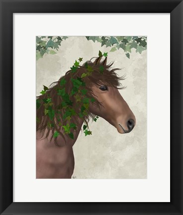 Framed Horse Chestnut with Ivy Print