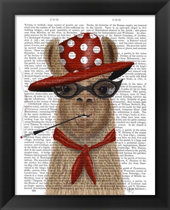 Framed Fabulous Llama Print