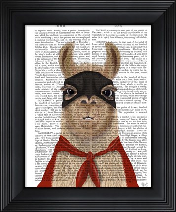 Framed Super Llama Print