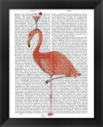 Framed Flamingo and Cocktail 3 Print