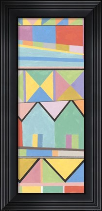 Framed Flag Structure II Print