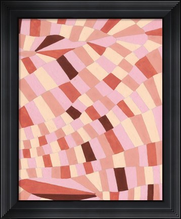 Framed Grid Flow I Print