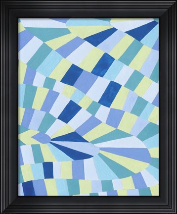 Framed Grid Flow II Print