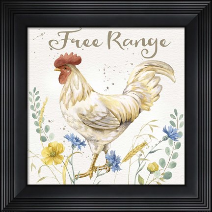 Framed Nostalgic Farm III Print