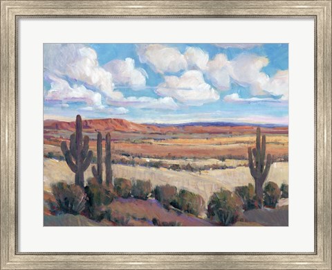 Framed Desert Heat I Print
