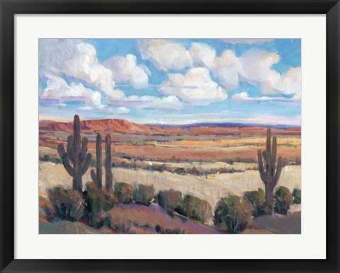 Framed Desert Heat I Print