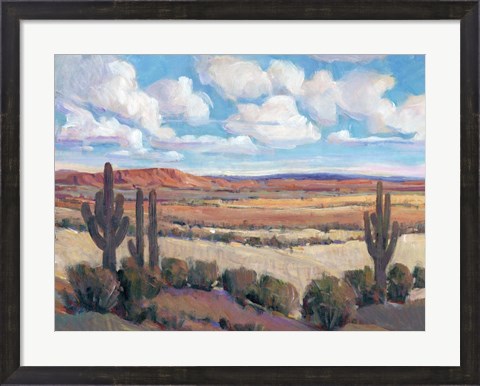 Framed Desert Heat I Print