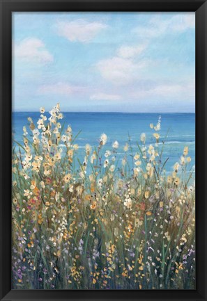 Framed Flowers at the Coast II Print