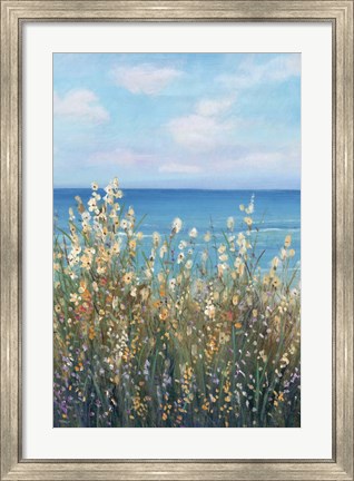 Framed Flowers at the Coast II Print