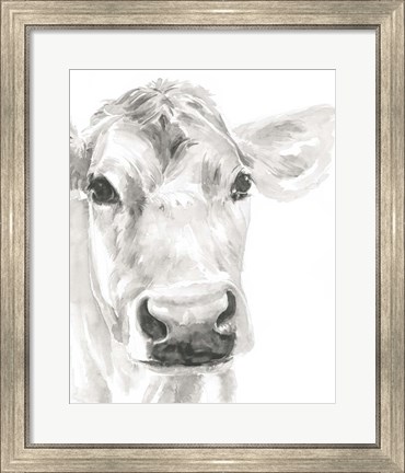 Framed Farm Faces I Print
