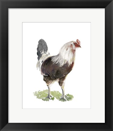 Framed Chicken Dance I Print