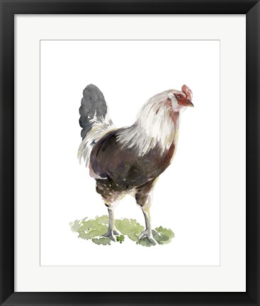 Framed Chicken Dance I Print