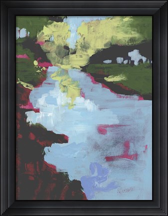 Framed Sherbet Plains II Print