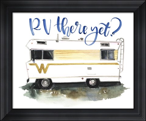 Framed Summer Vacation II Print