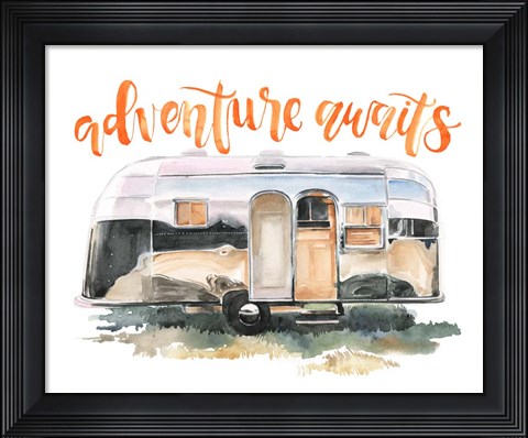 Framed Summer Vacation III Print