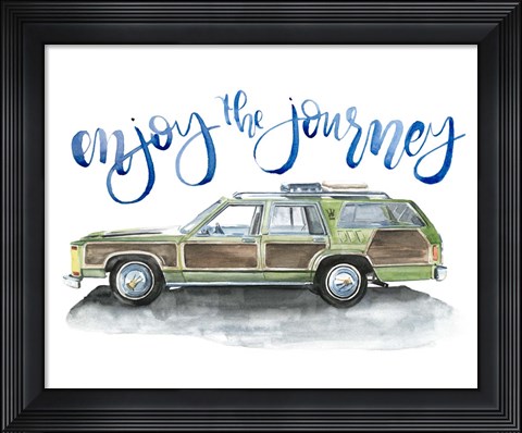 Framed Summer Vacation IV Print