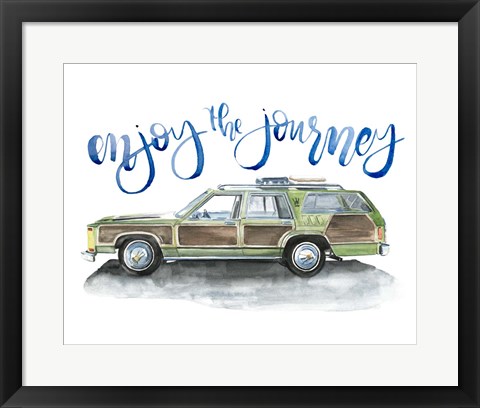 Framed Summer Vacation IV Print