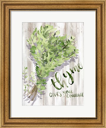 Framed Green Witch IV Print