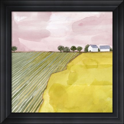 Framed Blush Hour II Print