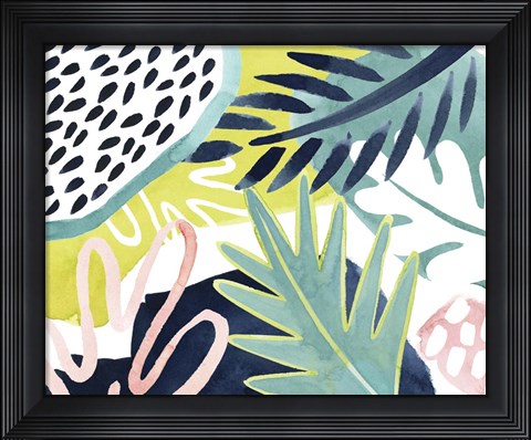 Framed Tropical Salve I Print