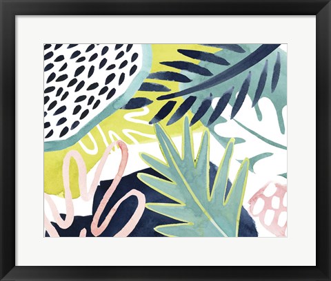 Framed Tropical Salve I Print