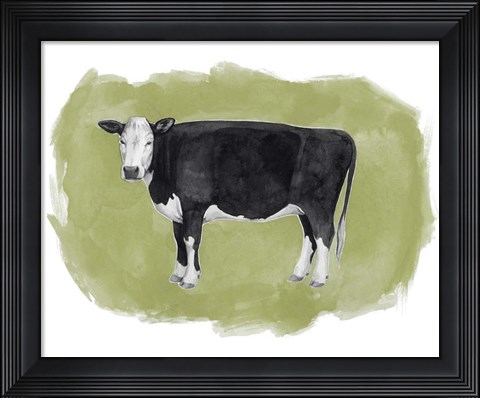 Framed Hereford Graze II Print