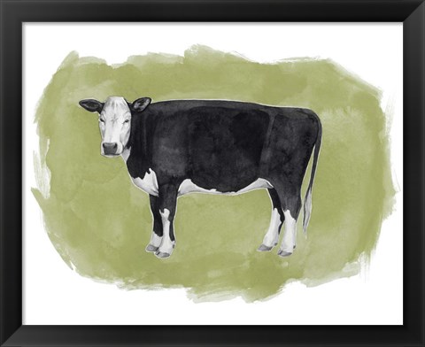 Framed Hereford Graze II Print