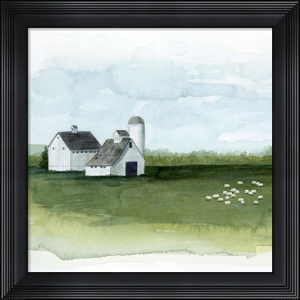 Framed Delilah&#39;s Farm I Print