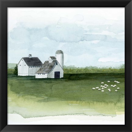 Framed Delilah&#39;s Farm I Print