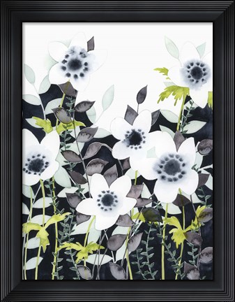 Framed Night Foliage I Print