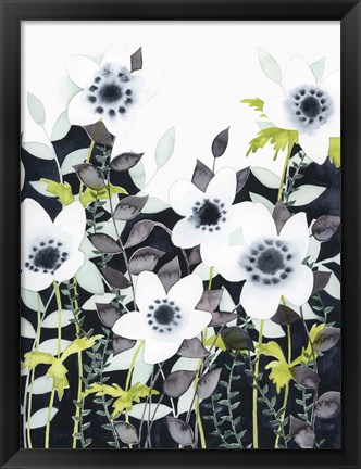 Framed Night Foliage I Print