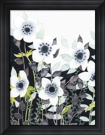 Framed Night Foliage II Print
