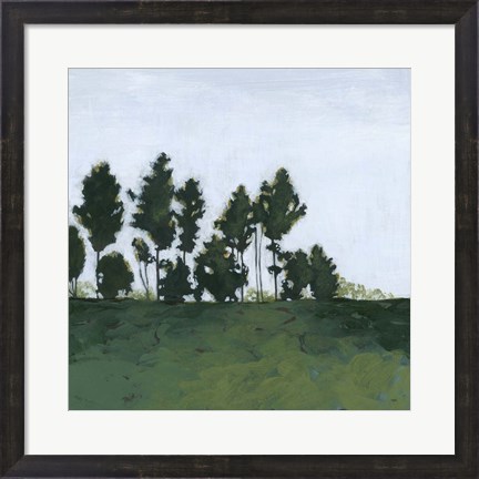 Framed Northern Coppice I Print