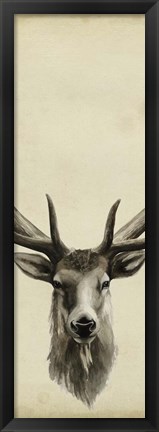 Framed Triptych Elk II Print