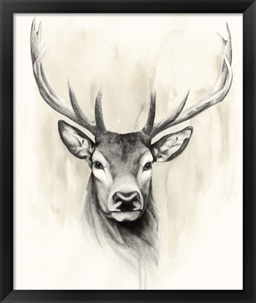 Framed Timberland Animals I Print