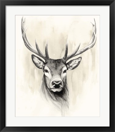 Framed Timberland Animals I Print