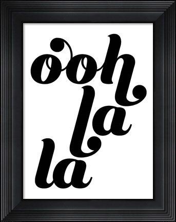 Framed La Vie I Print