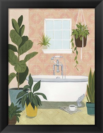 Framed Bathtub Oasis II Print