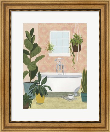 Framed Bathtub Oasis II Print