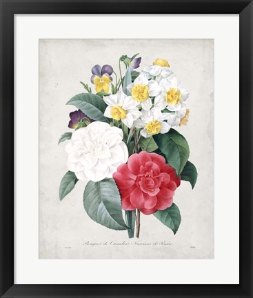 Framed Bouquet III Print