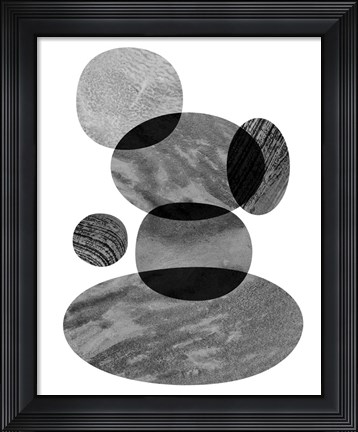 Framed Moving Orbs II Print