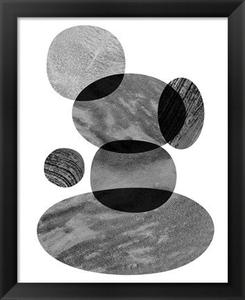 Framed Moving Orbs II Print