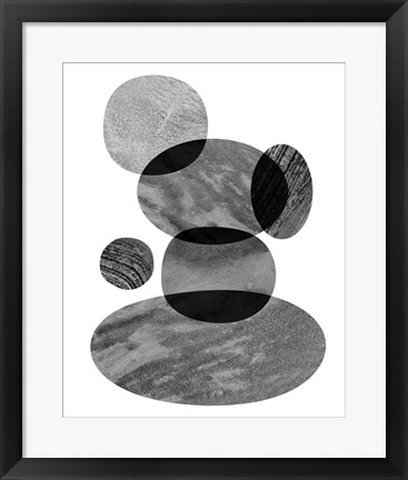 Framed Moving Orbs II Print