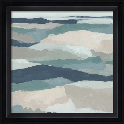 Framed Blue Vista II Print