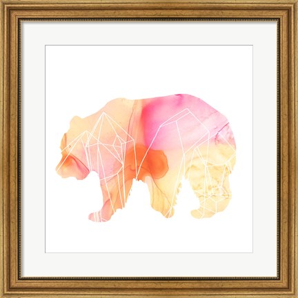 Framed Agate Animal I Print
